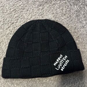 Louis Vuitton Black Beanie
